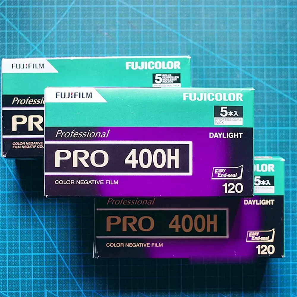120 Color Film Classic Fujifilm Instax Mini Photo Paper 1/2/3/5 Rolls PRO400H 120 Negative For FUJI Instant Film Camera （2021）