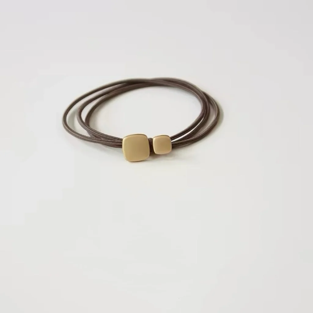 

Резинки для волос Double-Line: базовый стиль, высокая эластичность, прочные, для женщин, для хвоста