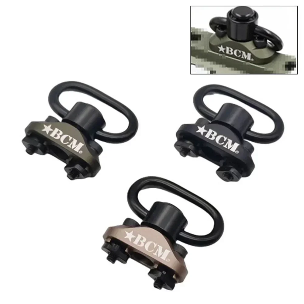 Tactical BCM Strap Buckle M-LOK Quick Release Sling Swivels Outdoor Metal QD Sling Mount Hunting Accessories Military Gear