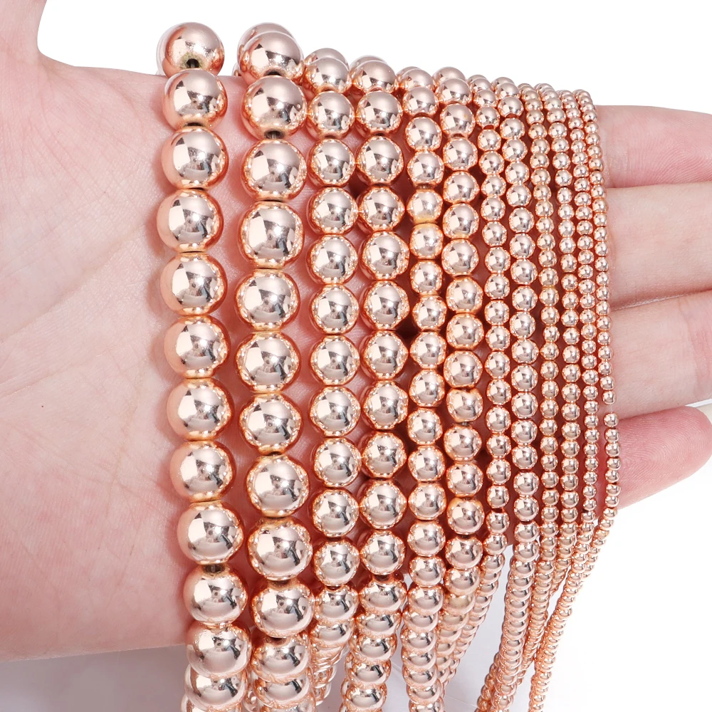 1 Strang schwarze Hämatit-Natursteinperlen, 2/3/4/6/8/10 mm, lose runde Perlen für DIY-Schmuckherstellung, Armband, Ohrringe, Zubehör – Detail 33