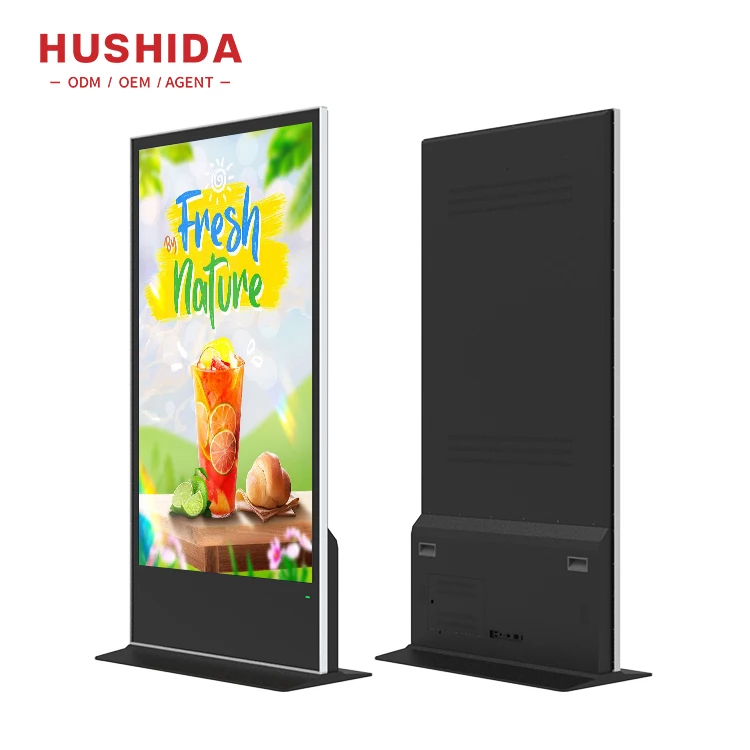 OEM ODM Commercial Business Floor Stand Lcd Touch Screen Advertising Display Media Digital Advertisement
