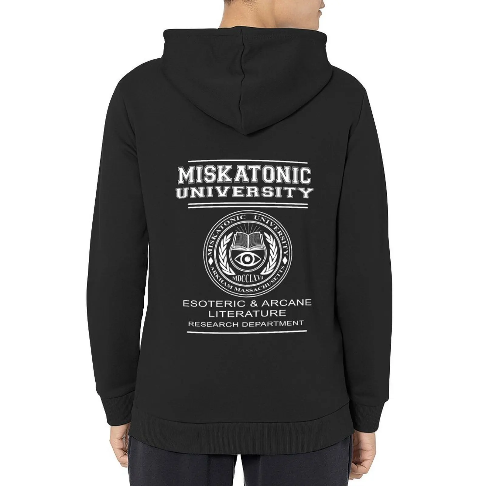 

Miskatonic University - HP Lovecraft Hoodie graphic t shirts men anime clothes anime clothing men's winter sweater man hoodie