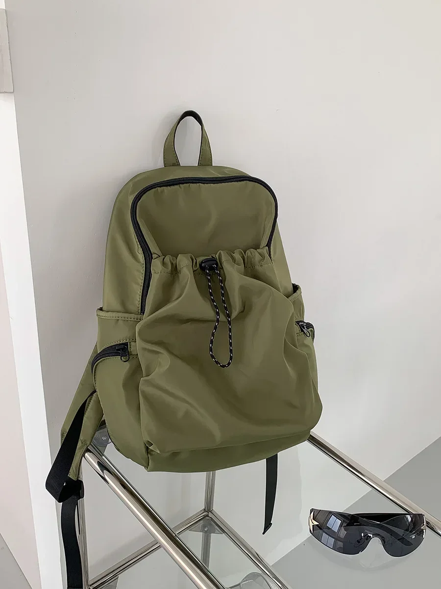 Korean Fashion Commuter Women Backpack LightWeight Nylon Fabric backpack for Women Causal School Travel Female Small Bag mochila