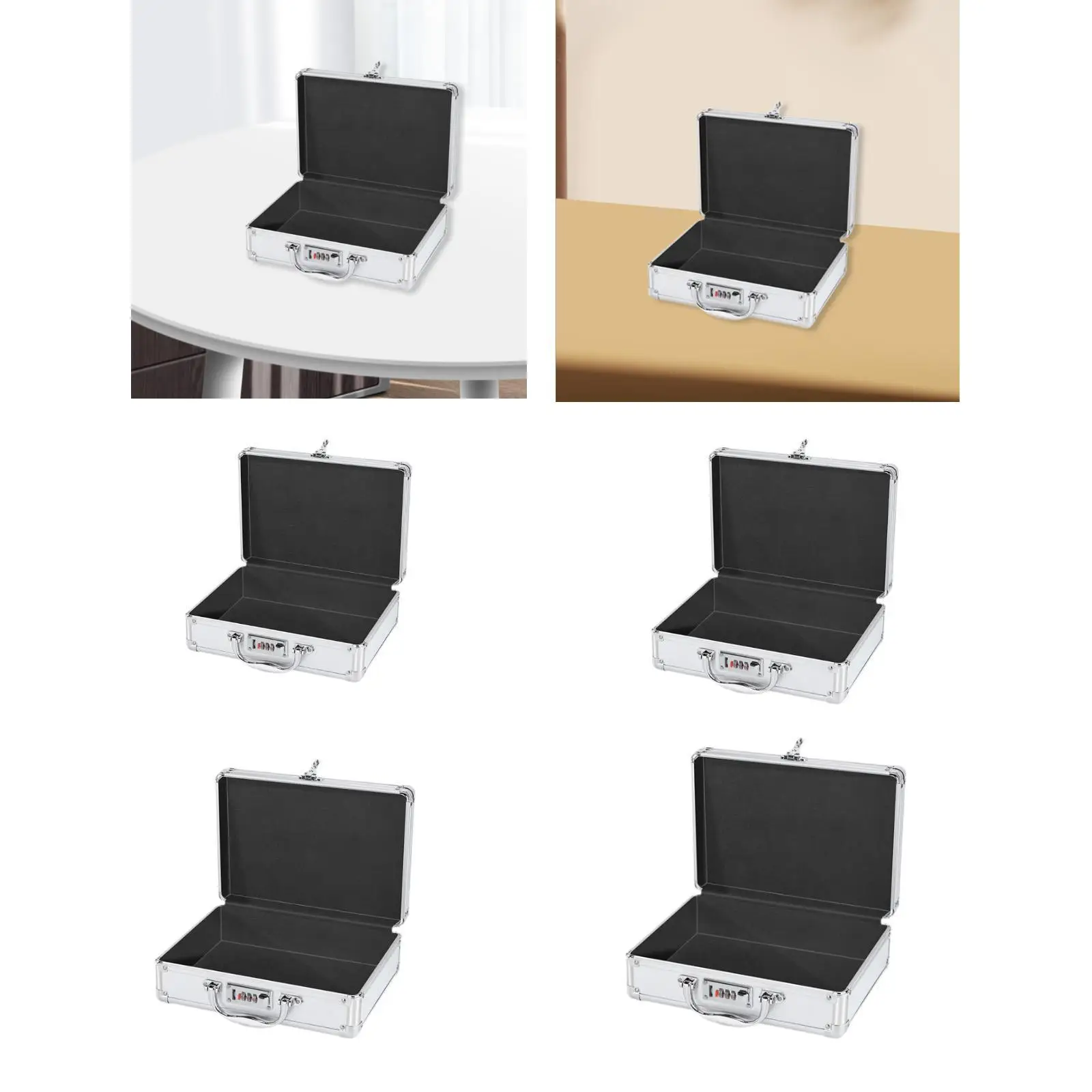 Portable Tool Box Protector Box Carry on Storage Shockproof Hard Case with Combination Lock for Test Instruments Cameras