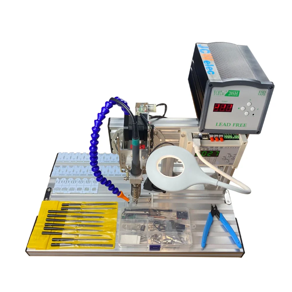 

JCW-TS205H Industrial usb data cable soldering machine semi auto cable soldering machine