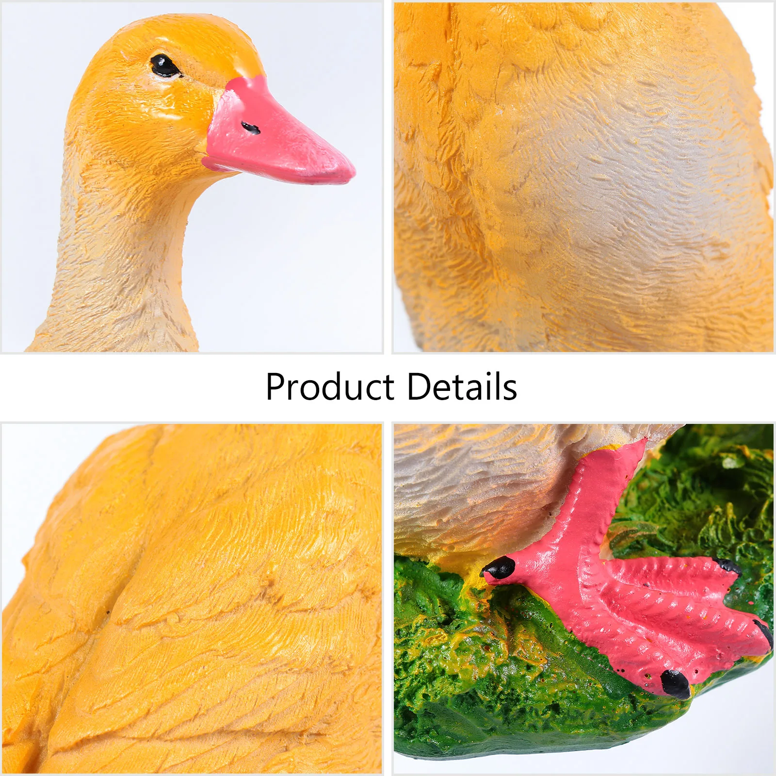 

Resin Duck Garden Ornament Realistic Garden Statue Yard Lawn Decoration Outdoor Art Figurine Yard Ornament Lawn Decoration