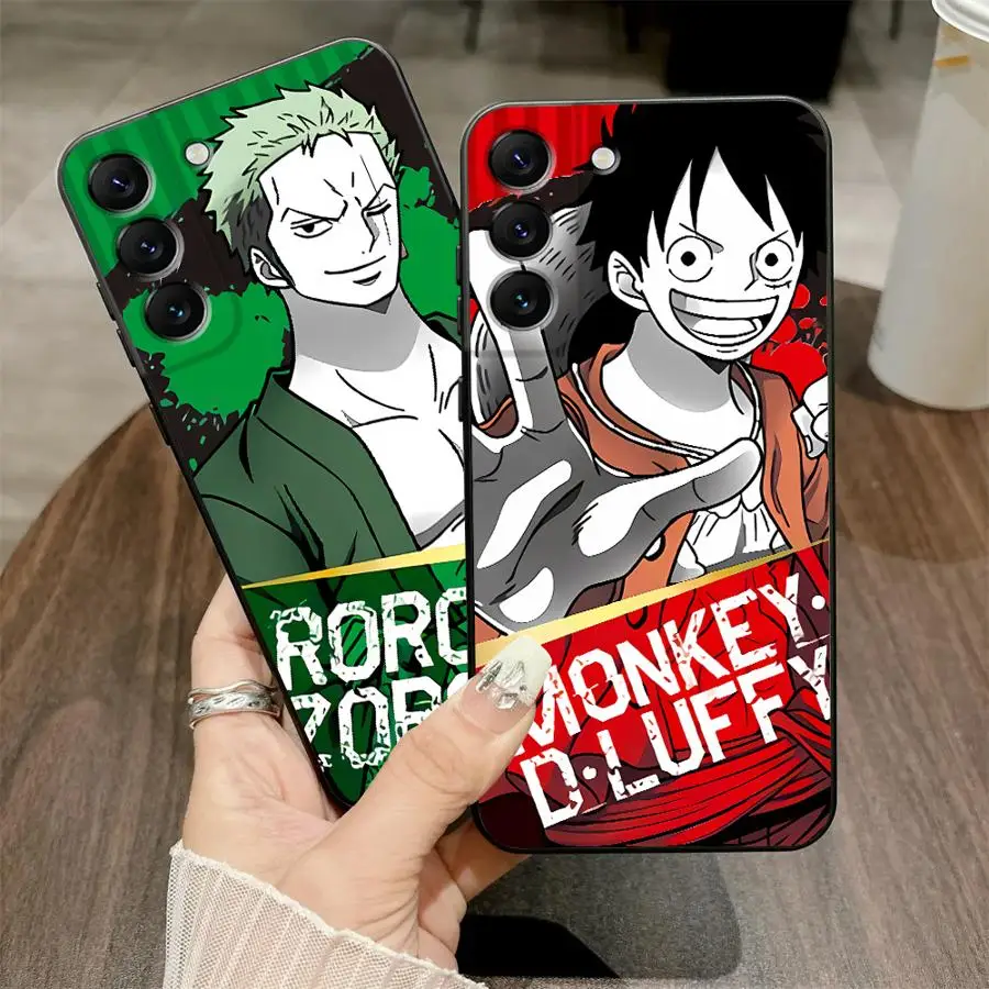 أسود لينة غطاء الهاتف حقيبة لهاتف سامسونج غالاكسي A23 A53 A32 A36 A35 A26 A72 A22 A52 A24 A55 A41 A25 A71 A51 A73 أنيمي قطعة واحدة