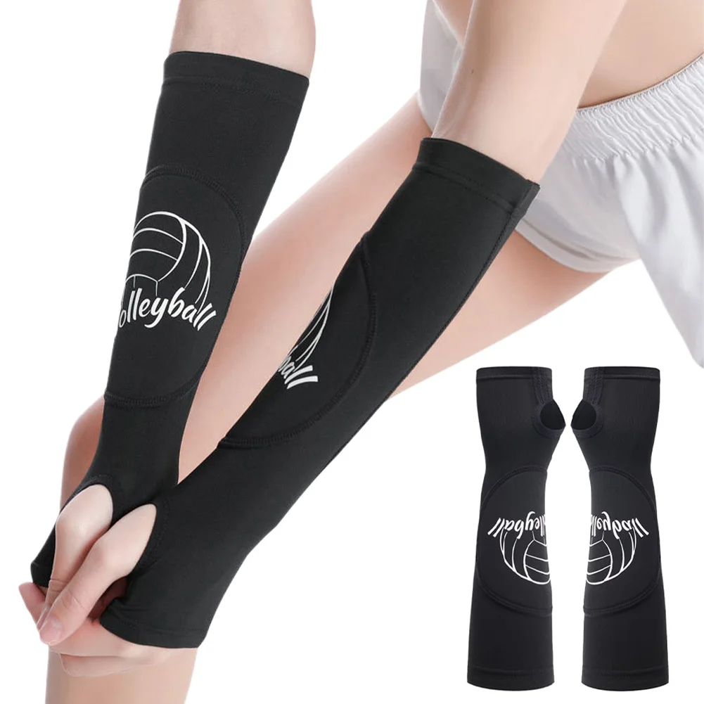 

Пара защитных нарукавников для ударных тренировок с защитными вставками и отверстием для большого пальца, тренировочные напульсники для женщин, мужчин, подростков и молодежи