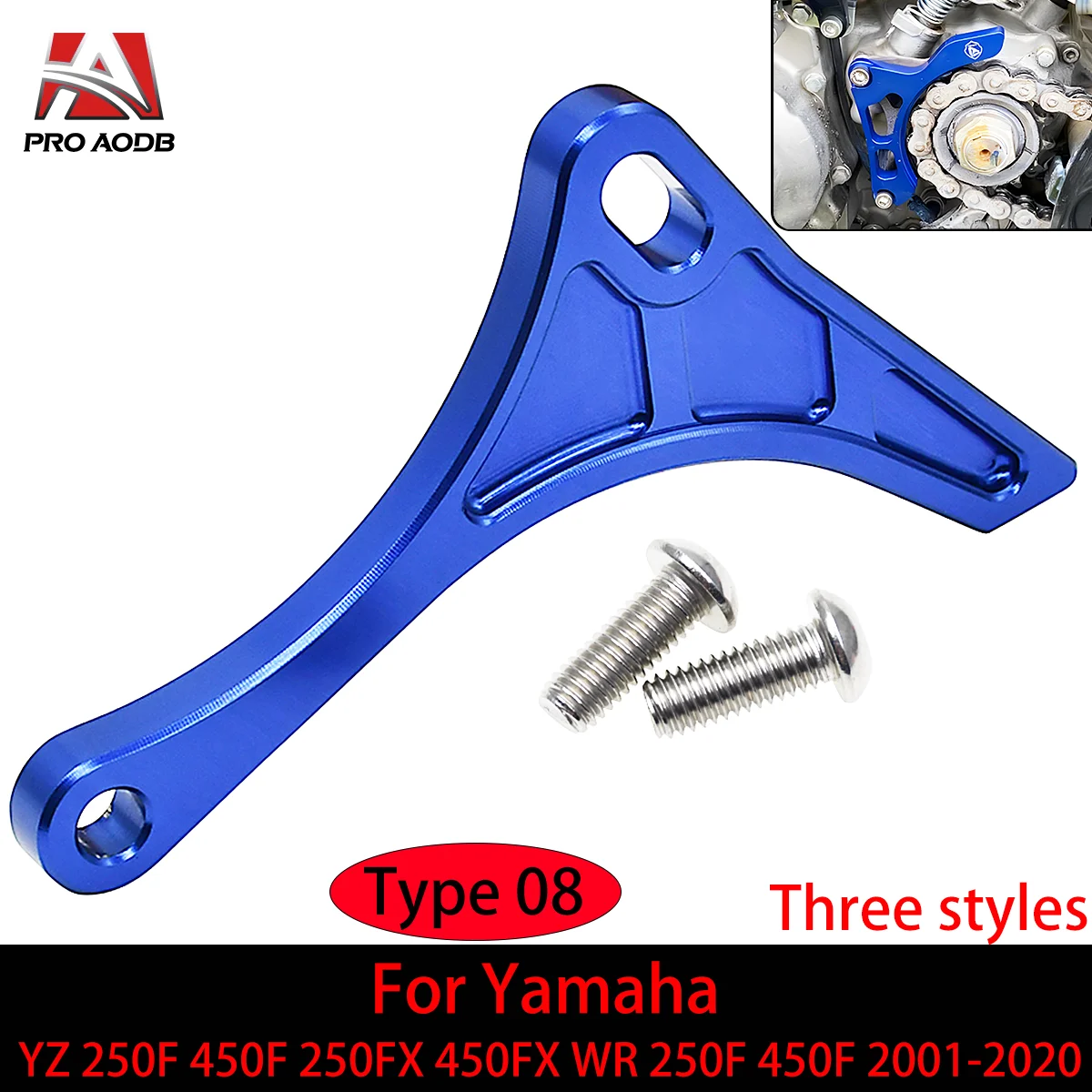 

Motorcycle Aluminum Engine Plate Case Saver Cover Guard Protector For Yamaha YZ 250F 450F 2001-2020 250FX 450FX WR 250F 450F Etc