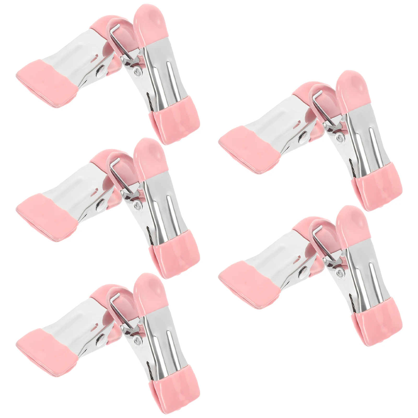 

Large Stainless Steel Clothes Rubber Anti-Slip Fixing for Towels Pants Bedding Windproof Clips Balcony Bathroom Use