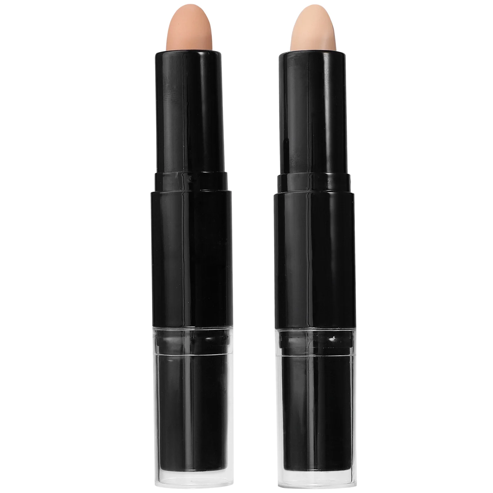 2 Pcs Cream Contour Stick Concealer for Women Highlighter Makeup Face Supplies Miss