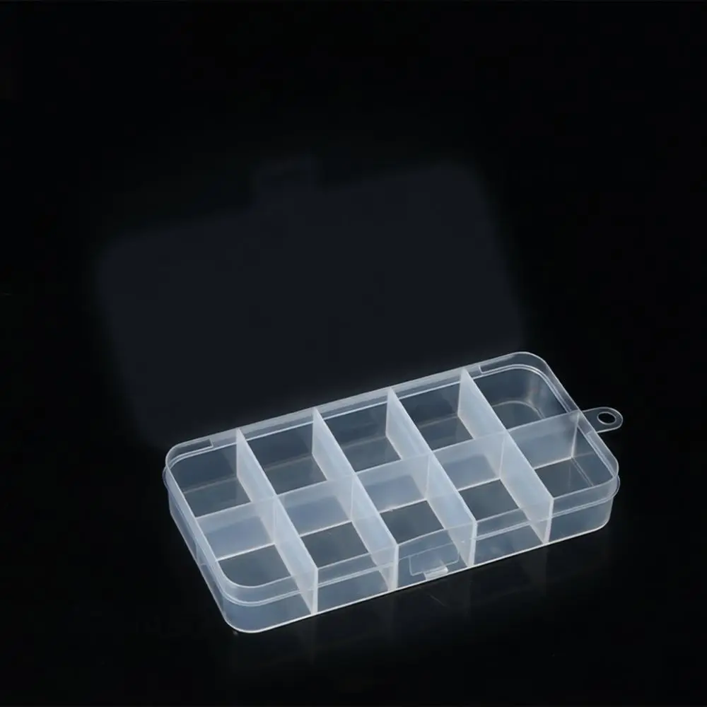 Clear Plastic Storage Organizer For Beads Jewelry Findings Electronic Components Fishing Lures Craft Hardware Tools Box Case