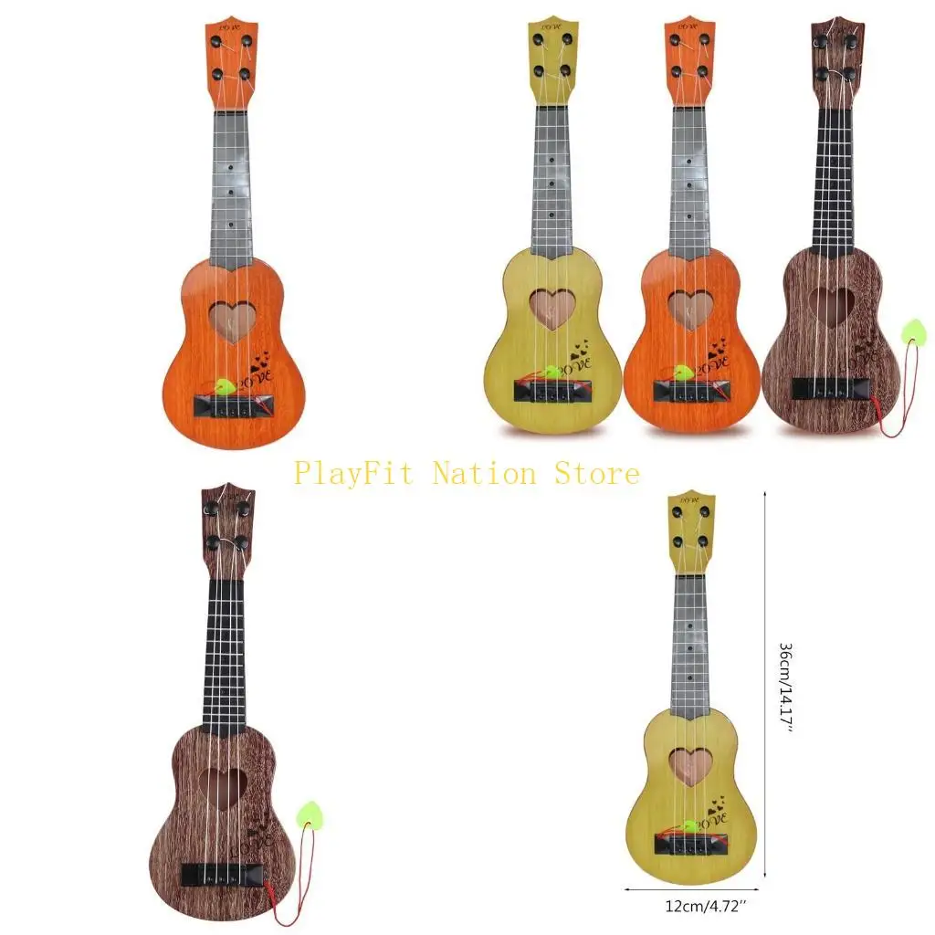 242f Kids Toy Ukulele, Kids Guitar Musical Toy Light Peso adecuado para para tocar Karaoke Toy para niño