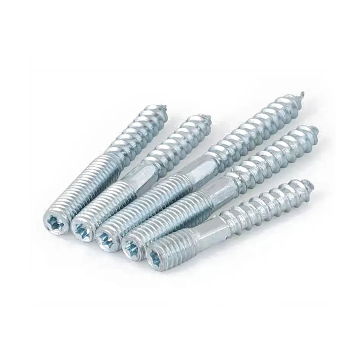 Carbon Steel Plum Blossom Headless Double Head Pointed Tail Self-Tapping Screw M6M8M10M12