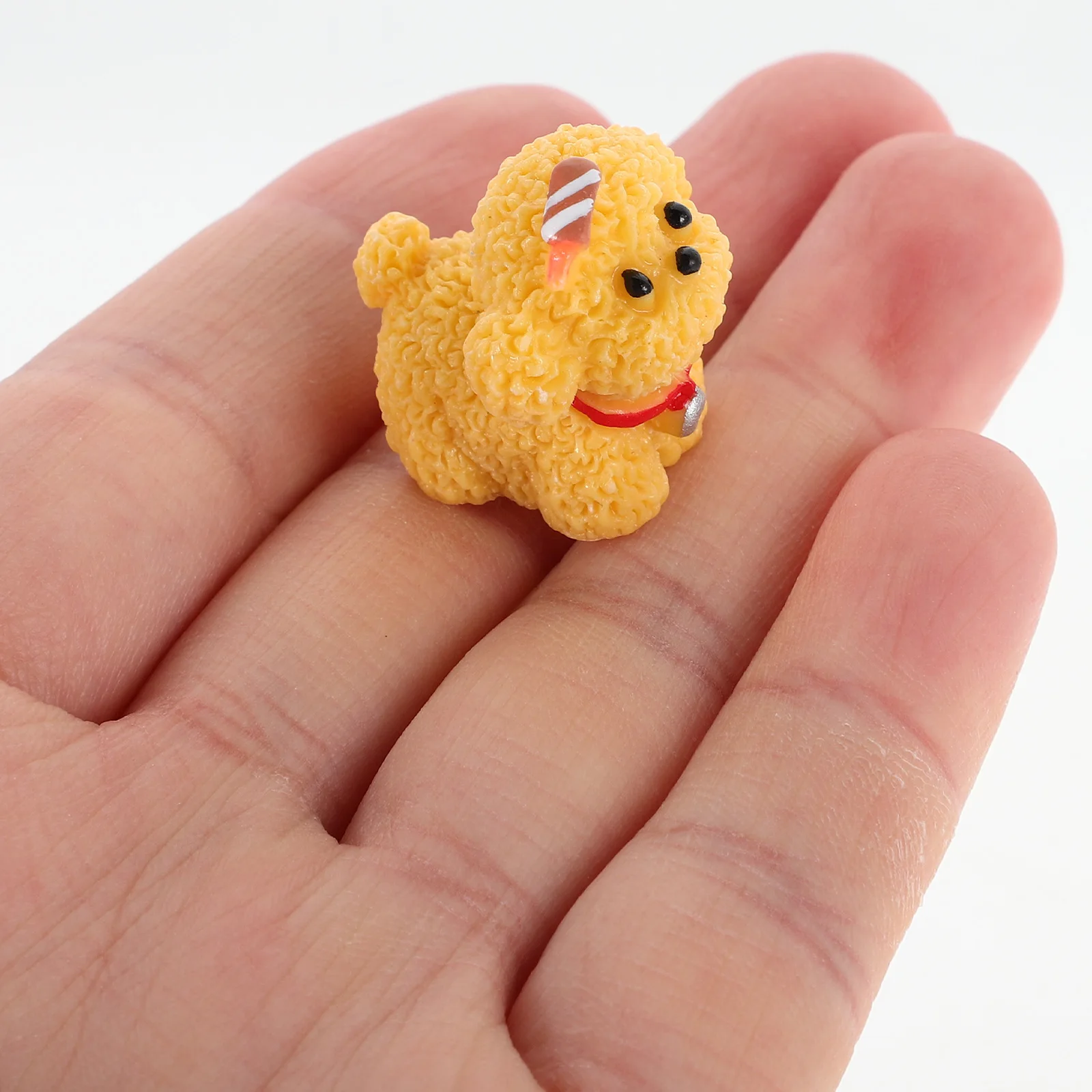 

Cute Car Decor Dashboard Dog Figurine Resin Mini Puppy Statue Car Interior Decoration Non Fading Universal Compatibility Trendy