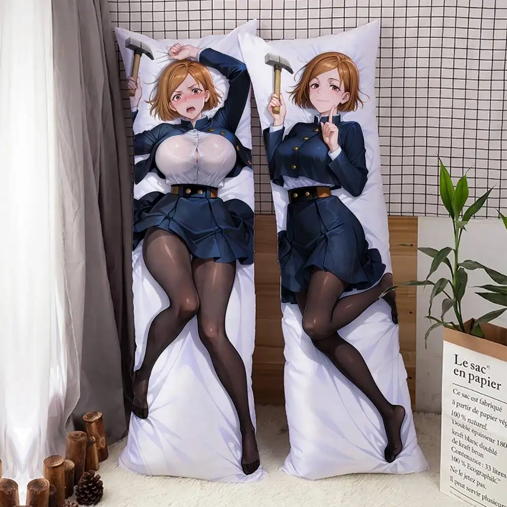 

2025 аниме Kugisaki Nobara Dakimakura Hing наволочка для тела HD длинные наволочки с принтом украшение для домашнего постельного белья 6 размеров