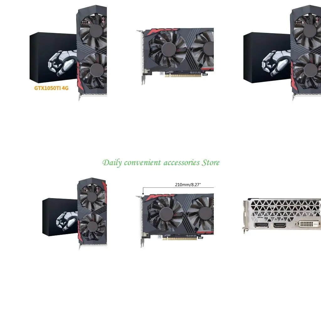 

97QB 1050TI 4GB 128BIT DDR5 Дискретная видеокарта PCIE Слот для настольного компьютера