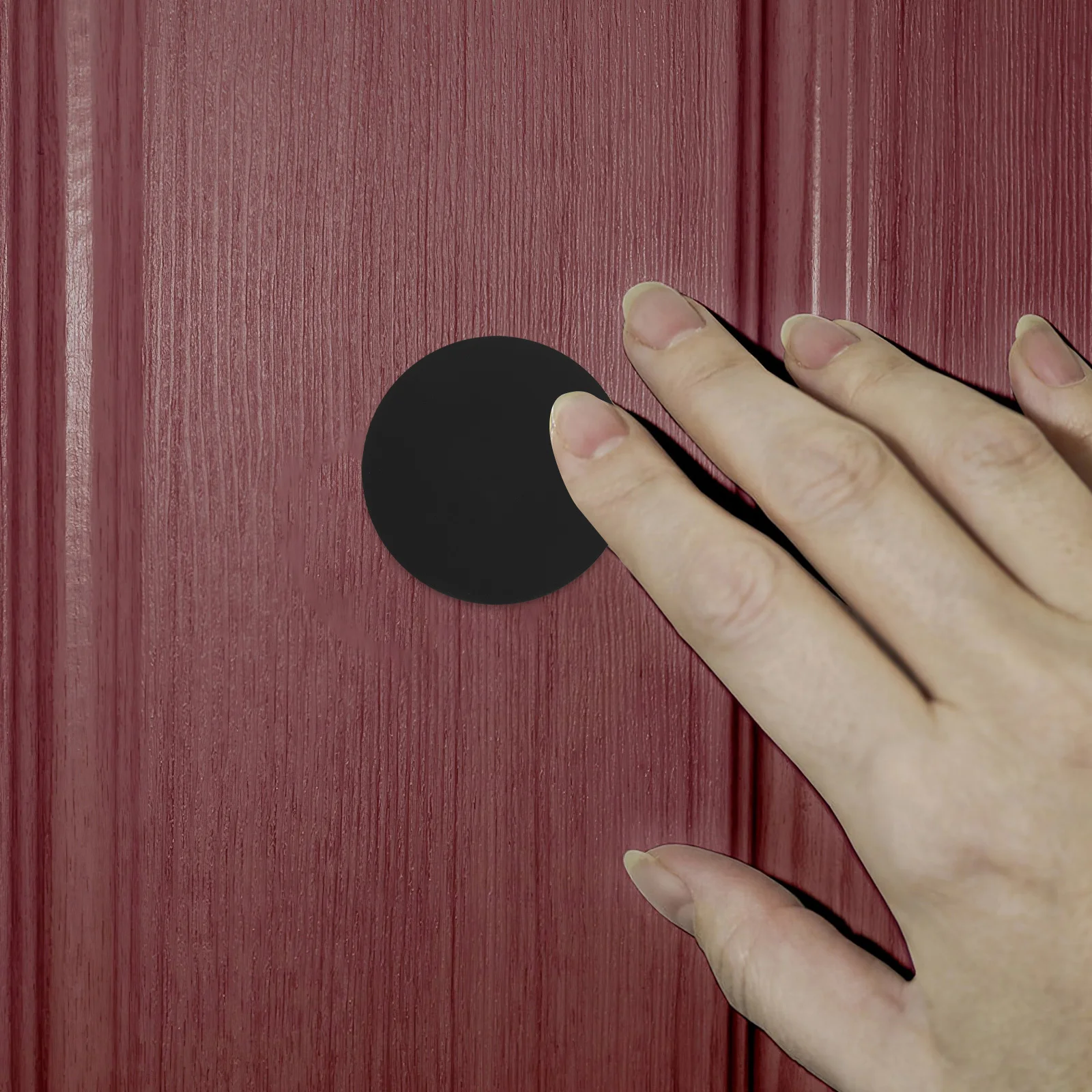 

1Set Stainless Steel Security Door Cover Plate Round Deadbolt Peephole Lock Hole Filler for Door Knob Repair