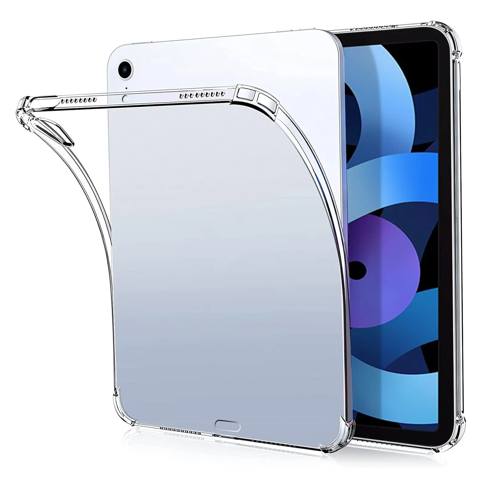 

Clear Case for iPad Air 5th Gen 2022 iPad Air 4th Generation Case 2020 10.9 inch Ultra Slim Transparent Soft TPU Back Skin Cover