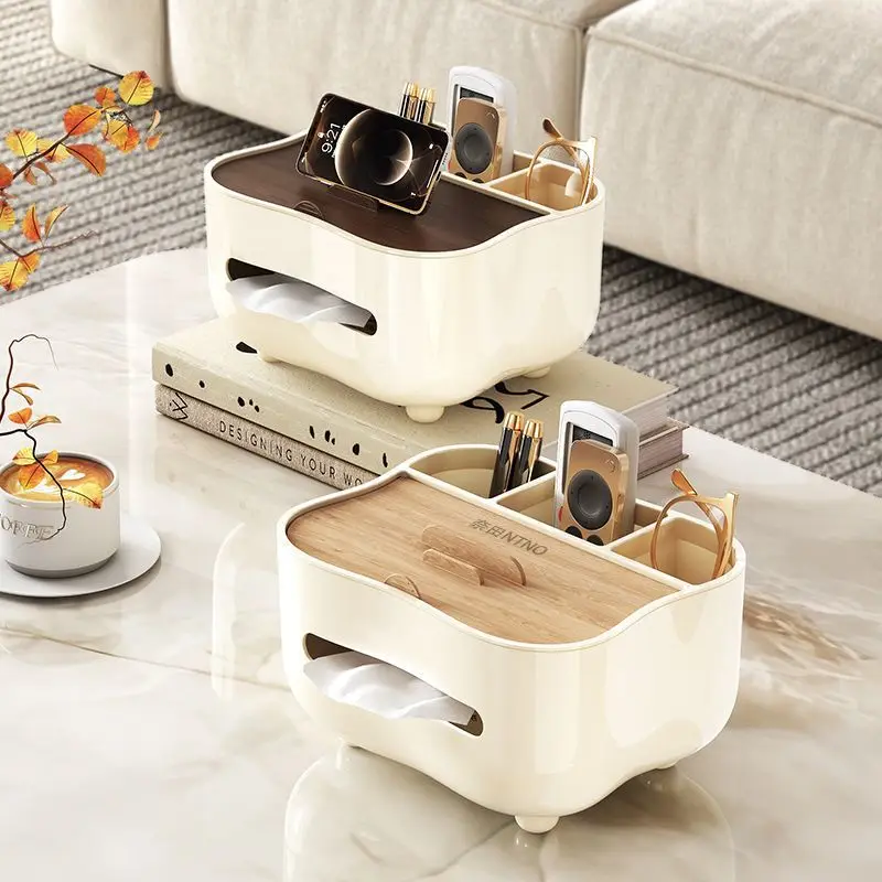 Multi Style Living Room, Dining Room, Bedroom, Desktop Tissue Box, Storage Function, Paper Drawer Stand Box, Integrated Design