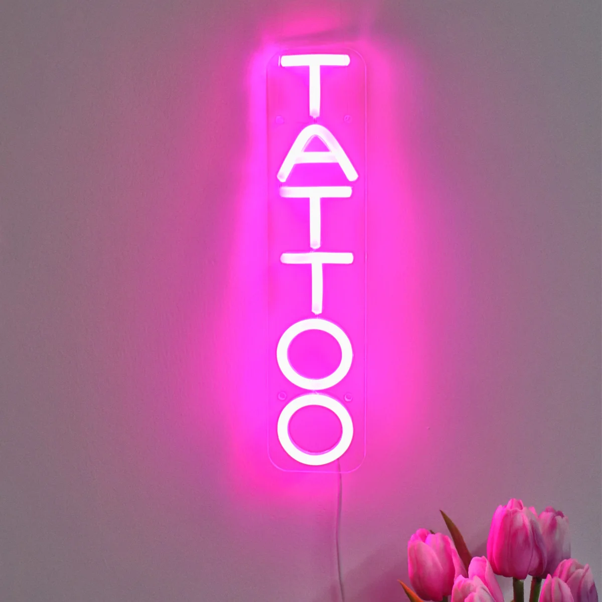 TATUAGEM-LED parede Neon Art Sign, Mood Lamp, Tattoo Shop, cabeleireiro, loja decoração, 2,83 \