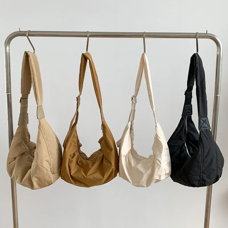 

Japanese Art Design Hobos Women New 2023 Summer Fashion Crossbody Bags High Quality Nylon Bag Shoulder Bag Ladies Handbags Bolso