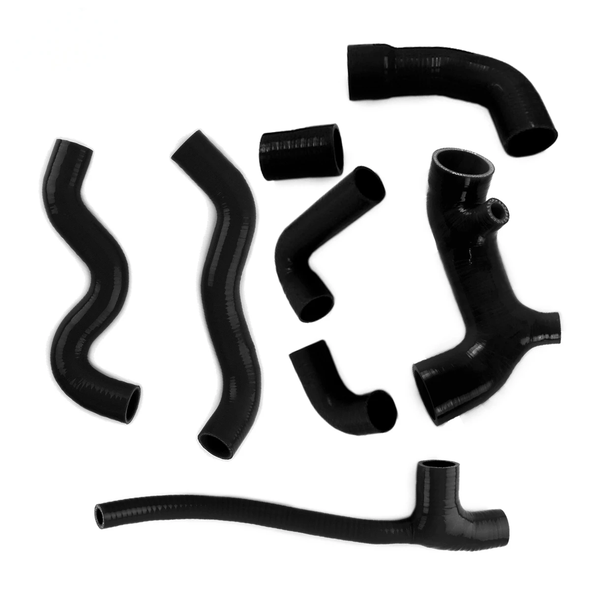 For Fiat Uno Turbo I.E 1.4 MK2 1989-1995 Intercooler+Radiator+Air Intake Repalcement Connector Silicone Hoses Kit Silicone Tubes