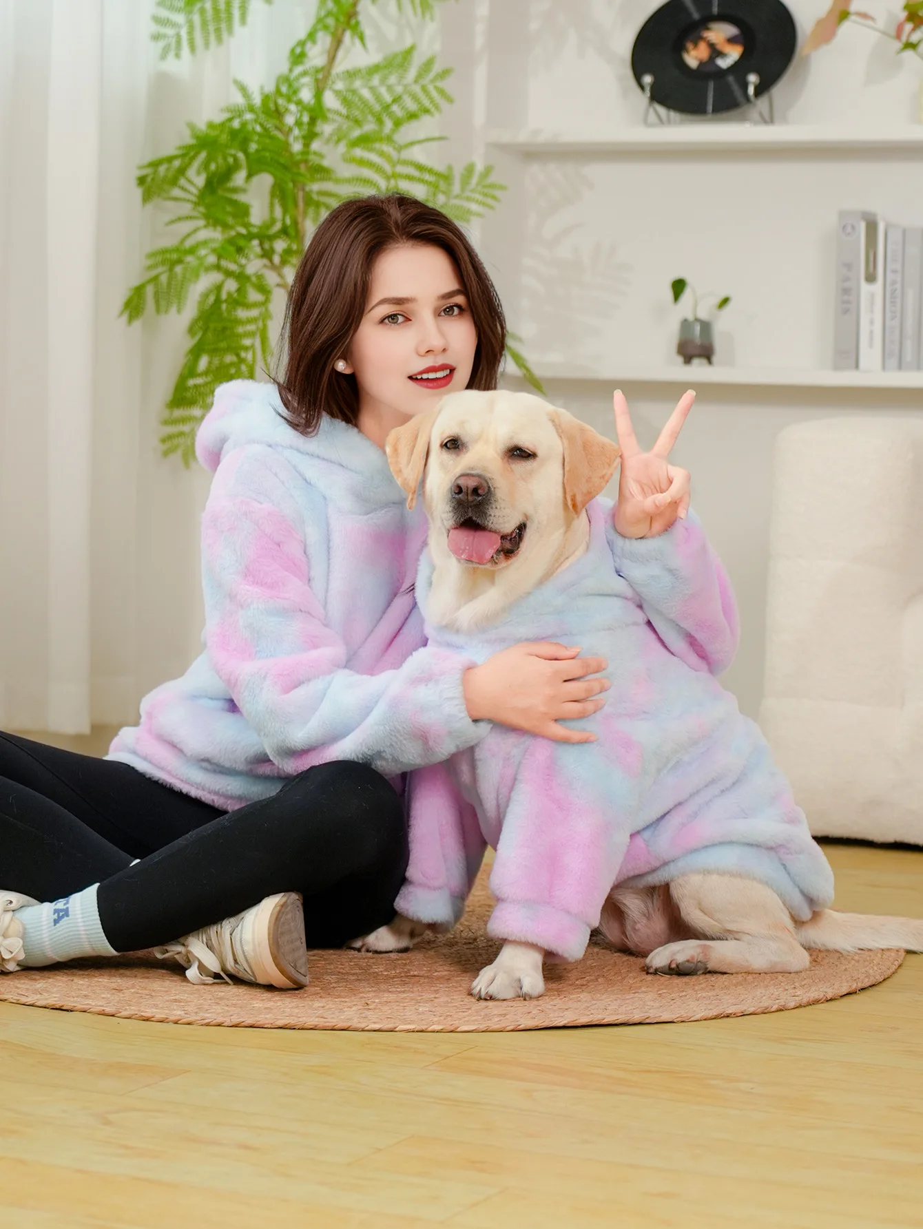 New Arrival Plus Size 11XL Matching Pet Dog Owner Set Hoodie Puppy Sweater Sweatshirt Cold Weather Coat Clothes for Large Dogs