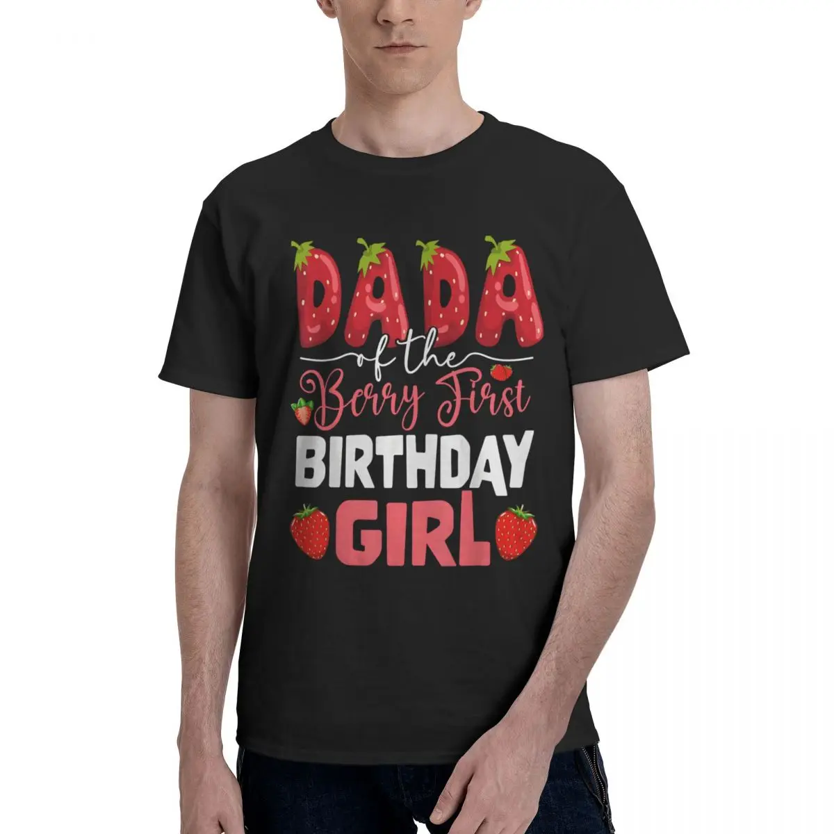 Dad Berry First Birthday Girl Sports Championship Casual Graphic T-shirts Top quality Leisure USA Size