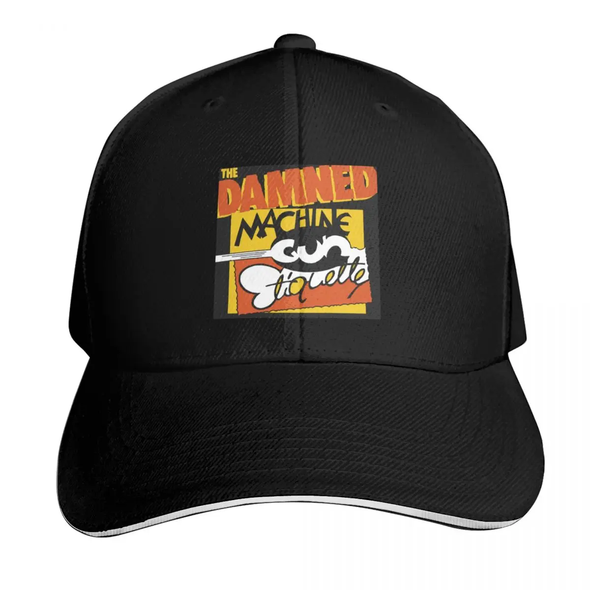 The Damned machine gun etiquette Baseball Cap Moisture Wicking Quick Dry Curved Brim Classic Fit Low Profile Unstructured