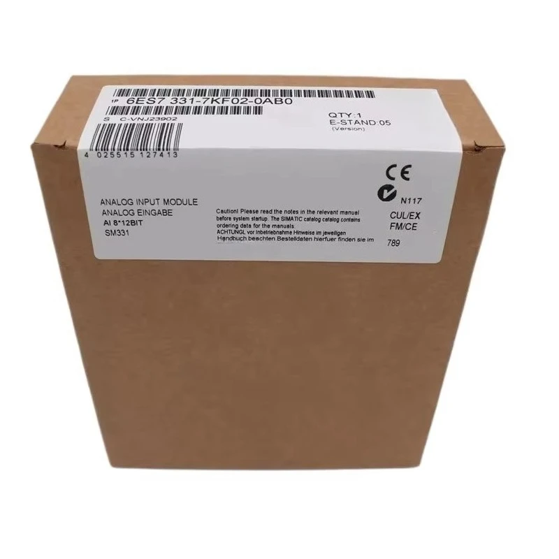 Original New  S7-300 Analog Input SM 331 6ES7331-7KF02-0AB0 PLC Analog Input Output Module In Stock
