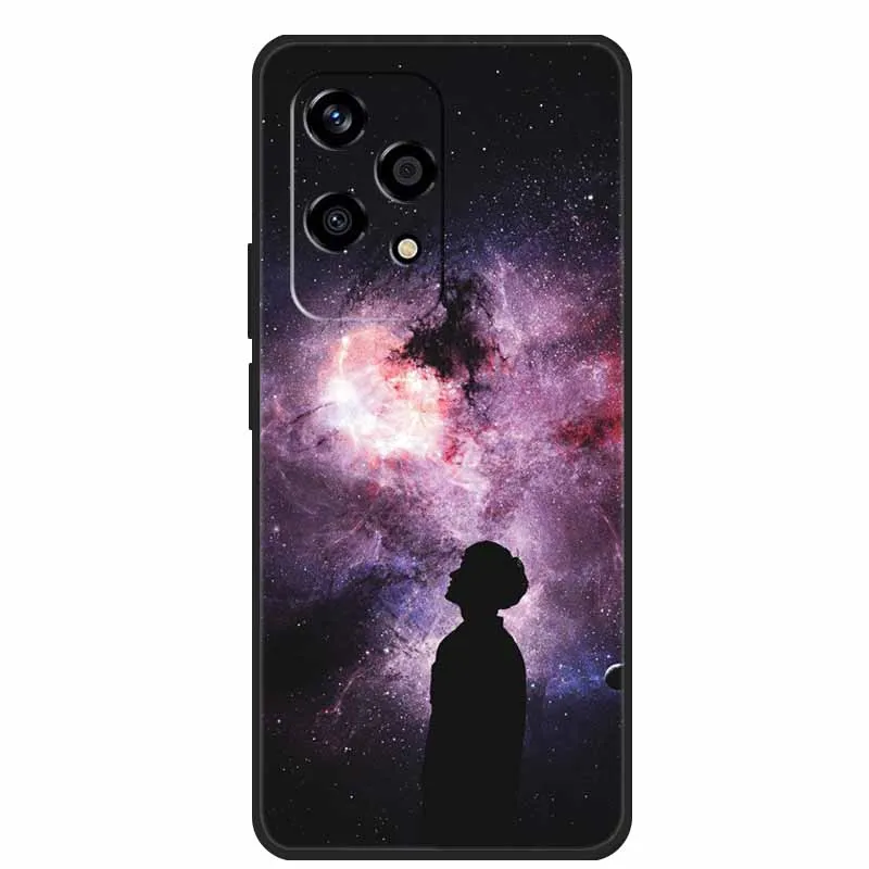 Cool Silicone Cover for Honor 200 Lite Case Printed Fashion Soft Back Cover for Huawei Honor 200lite Case Protective Wolf Shells