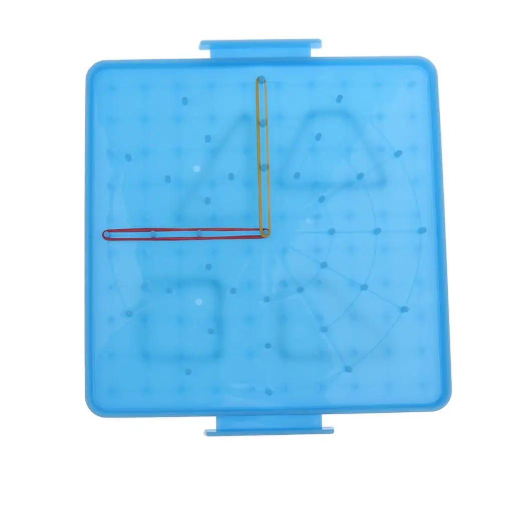 5-6pack Plastic Nail Board Plate strumento didattico per la matematica prescolare giocattolo per bambini