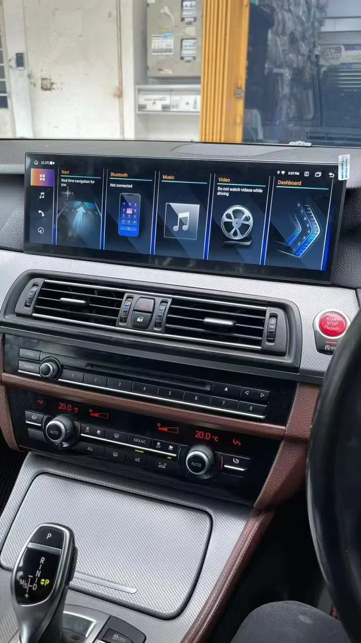 14.9 Inch Wireless Carplay Auto Car Multimedia Navigation Touch Screen For BMW 5 Series F07 F10 F12 F15 F18 2011 -2017 CIC NBT