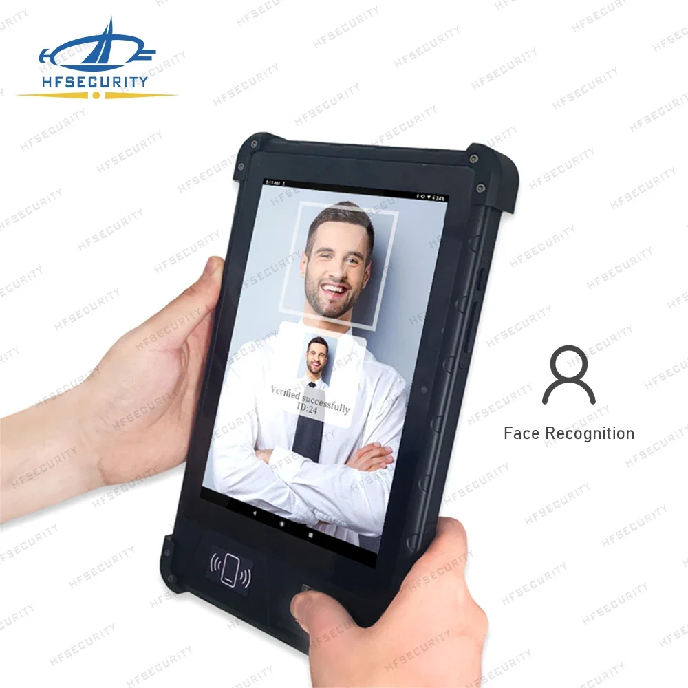 

FP08 HFSecurity Free SDK Android 2 Sim Card Face Recognition 4G Biometric Fingerprint Tablet