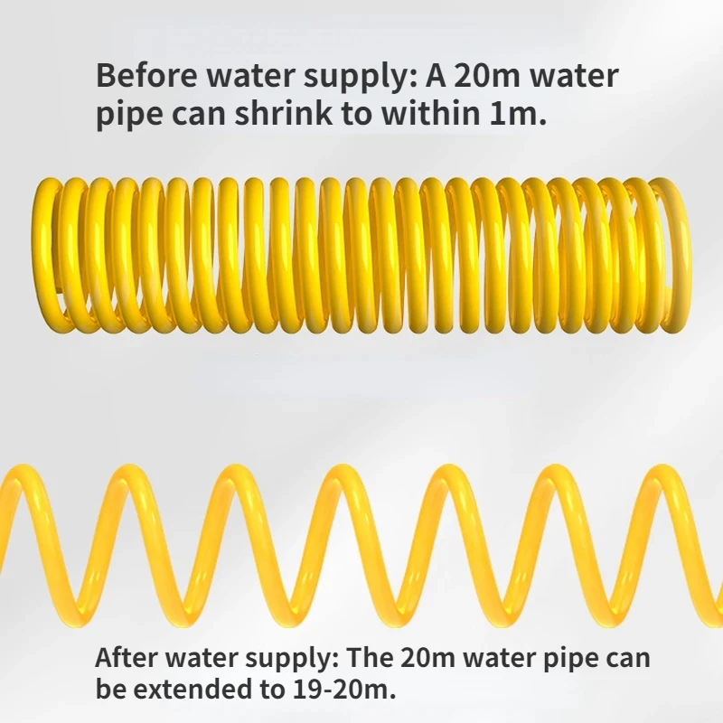 Nozzle Car Washing Tool Set Extension Hose Water Hose for Pressure CleanerTelescopic Water Pipe with High-pressure