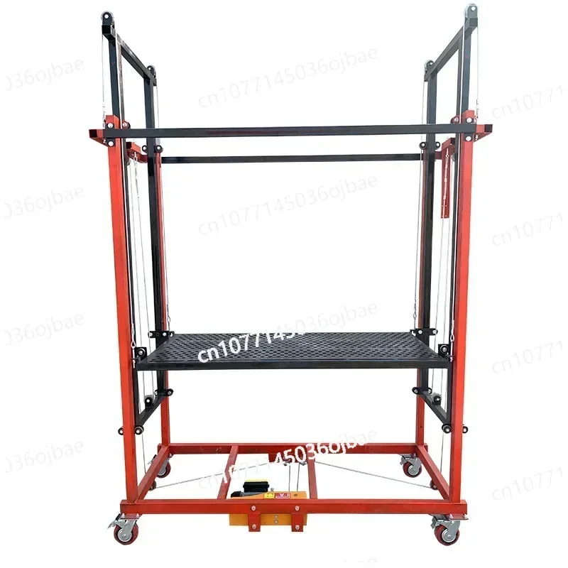 5-meter and 6-meter Small Cargo Elevator, Electric Lifting Scaffold, Fully Automatic Folding Climbing Platform