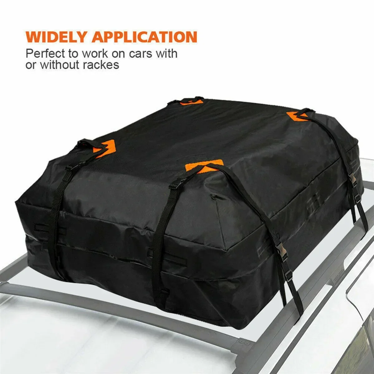 120x90x44cm Large Waterproof Car Cargo Roof Bag Rooftop Luggage Carrier Black Storage Cube Bag Travel SUV Van For Cars Body Kit