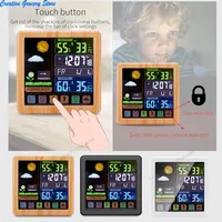 Weather Station wifi With 3 Sensor Thermometer Hygrometer Barometr Wireless Indoor Outdoor Table Watch Alarm Clock Calendar