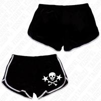 Y2k Shorts Summer Women Graphic Hip Hop Skull Print Streetwear Vintage Emo-Girl Punk Vintage Goth 90s Fashion Grunge Sexy Shorts