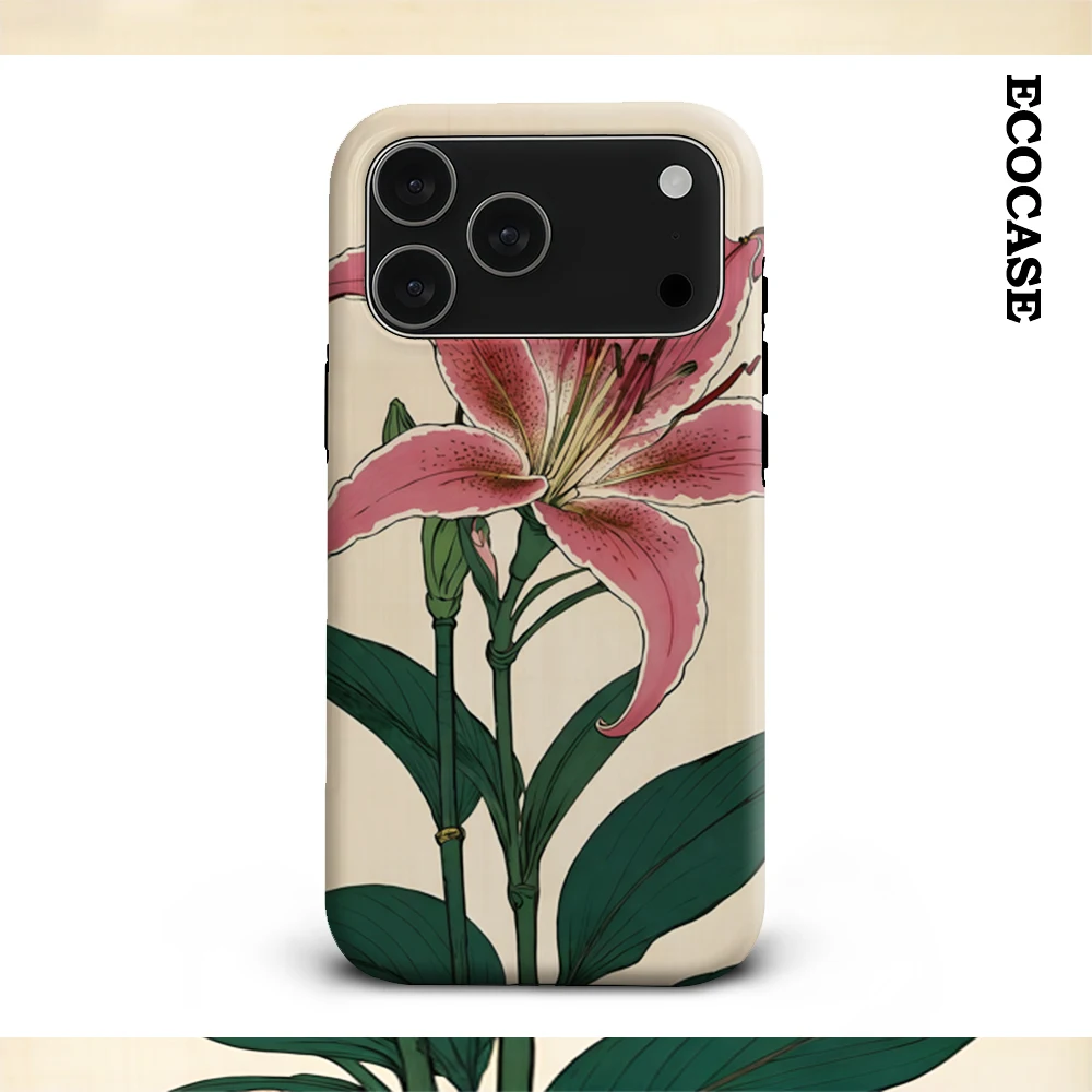 Oriental Lily Art IPhone 17 Must-Haves Handyhülle für IPhone 17 16 15 14 13 12 11 Pro Max Plus Doppelschichtige Rückseite