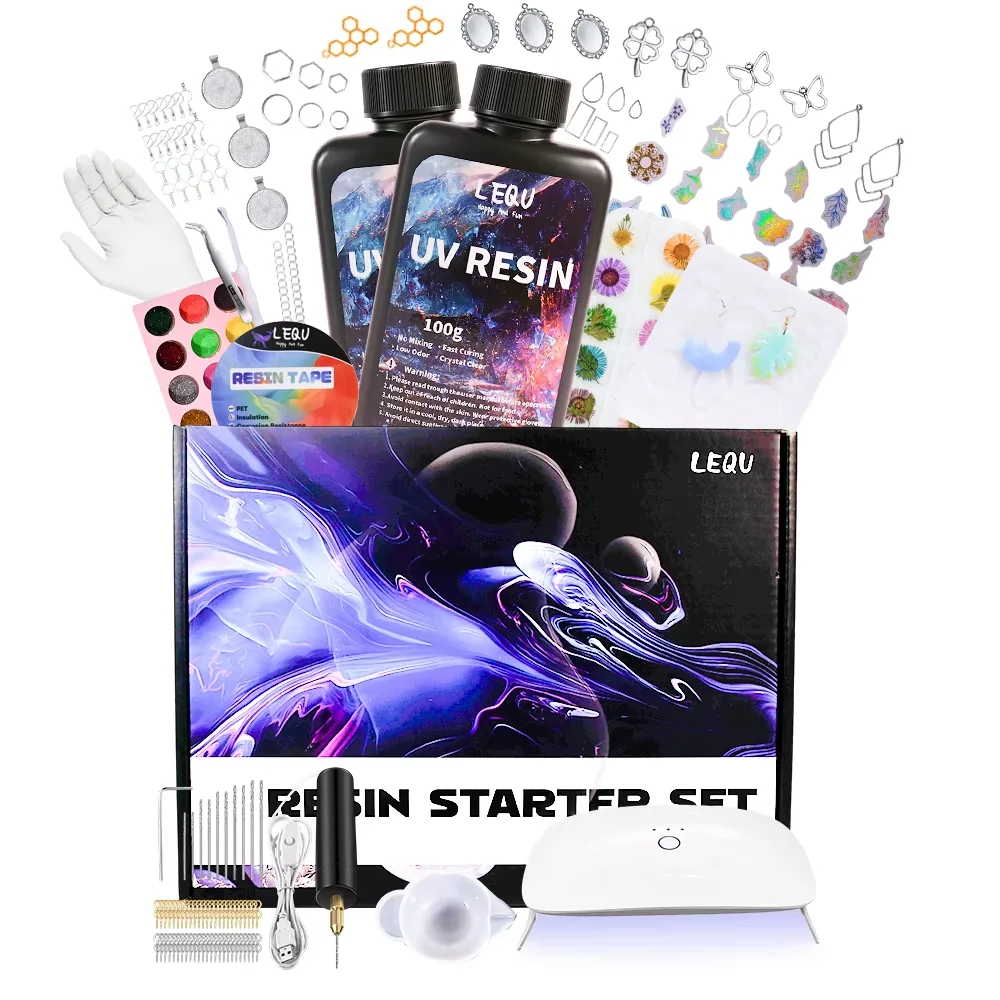 Epoxy Uv Resin Kit - Набор из 300 предметов для изготовления
