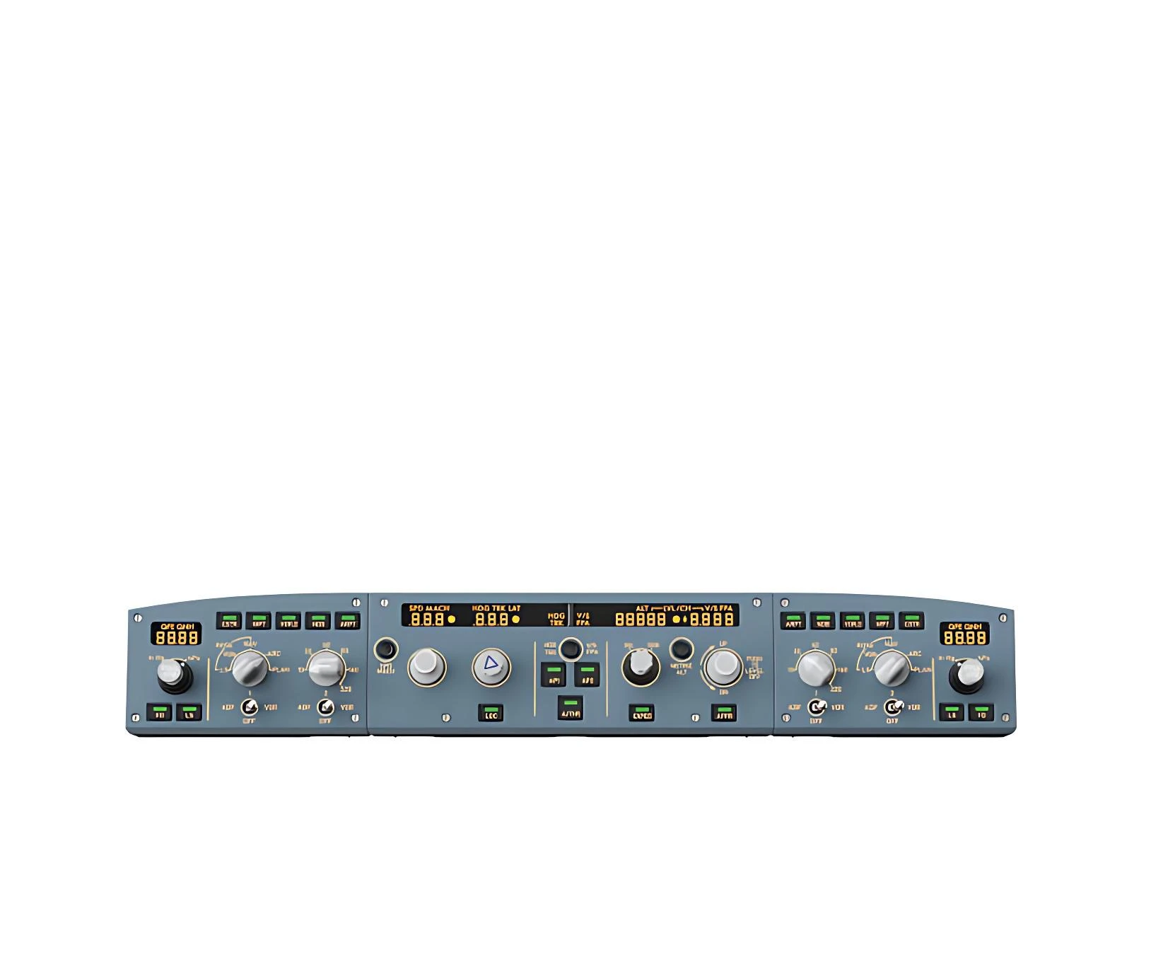 Claw Simulation Flight Control Module Full size Metal Panel Customized Segment Code Screen Realistic Button 5.1-inch Comput