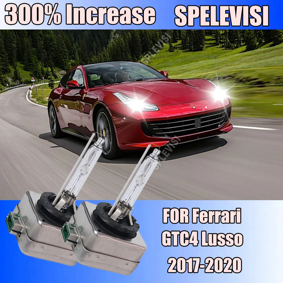 

2Pcs D3S Xenon HID Headlight Bulbs 6000K Cool White For Ferrari GTC4 Lusso 2017 2018 2019 2020
