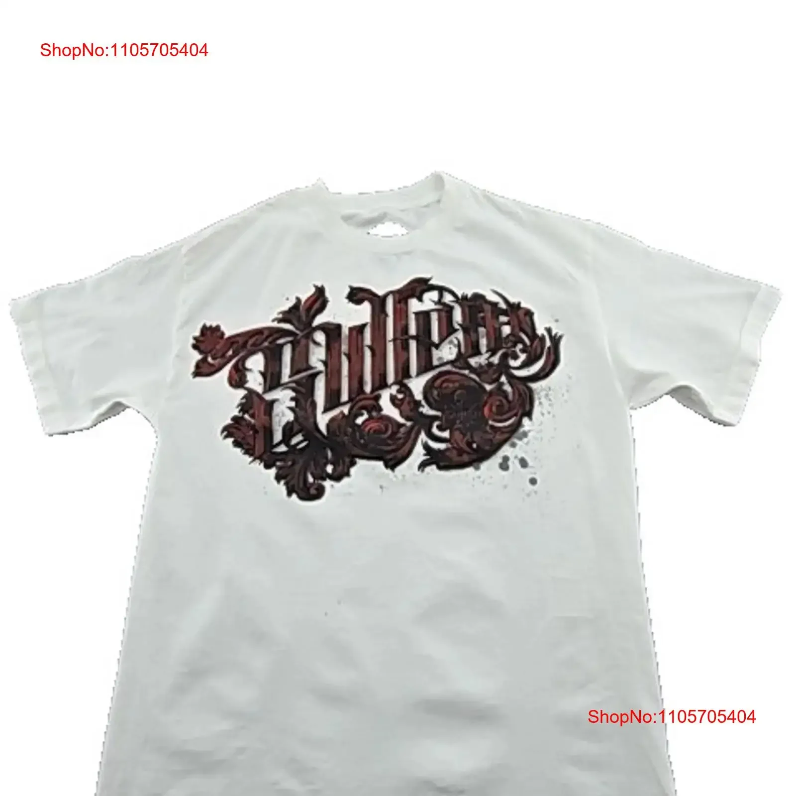 Sullen White Tattoo Crewneck Medium T Shirt long or short sleeves vintage Washed Stretched homme fashion Casual graphic Stylish
