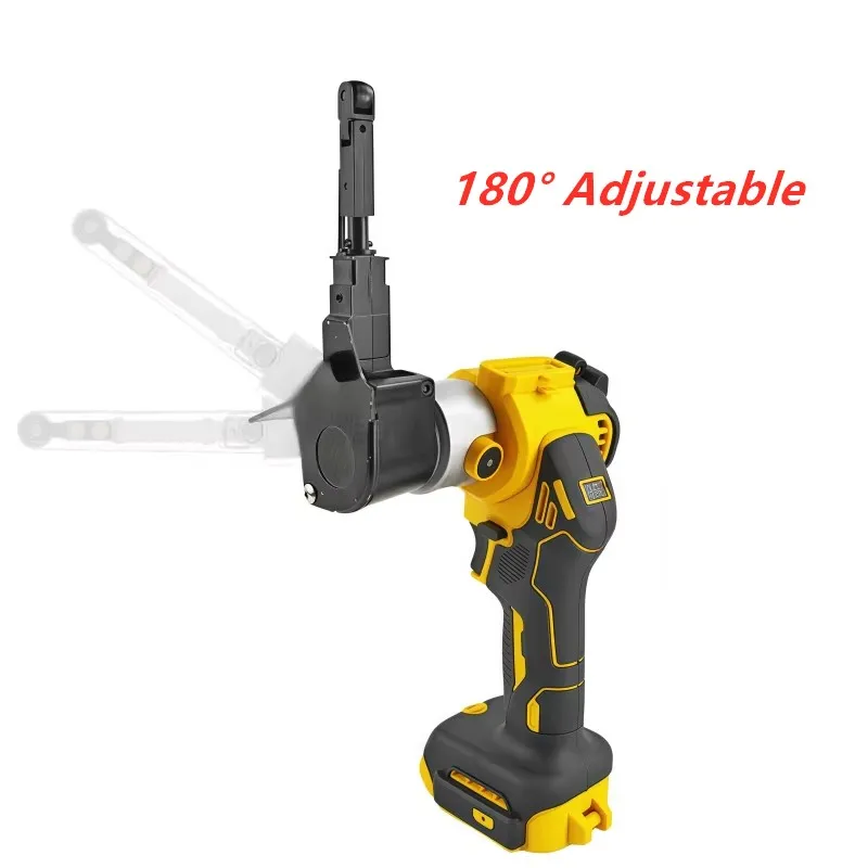 For DeWALT 20V Battery Cordless Mini Electric Belt Sander 180° Rotating Brushless Sander Grinder Power Tools For Metal Wood