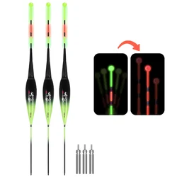THKFISH 3pcs New Luminous Fishing Floats LED Electronic Night Fishing Bobbers Gravity Sensing Nano Color Change Bobber Buoys