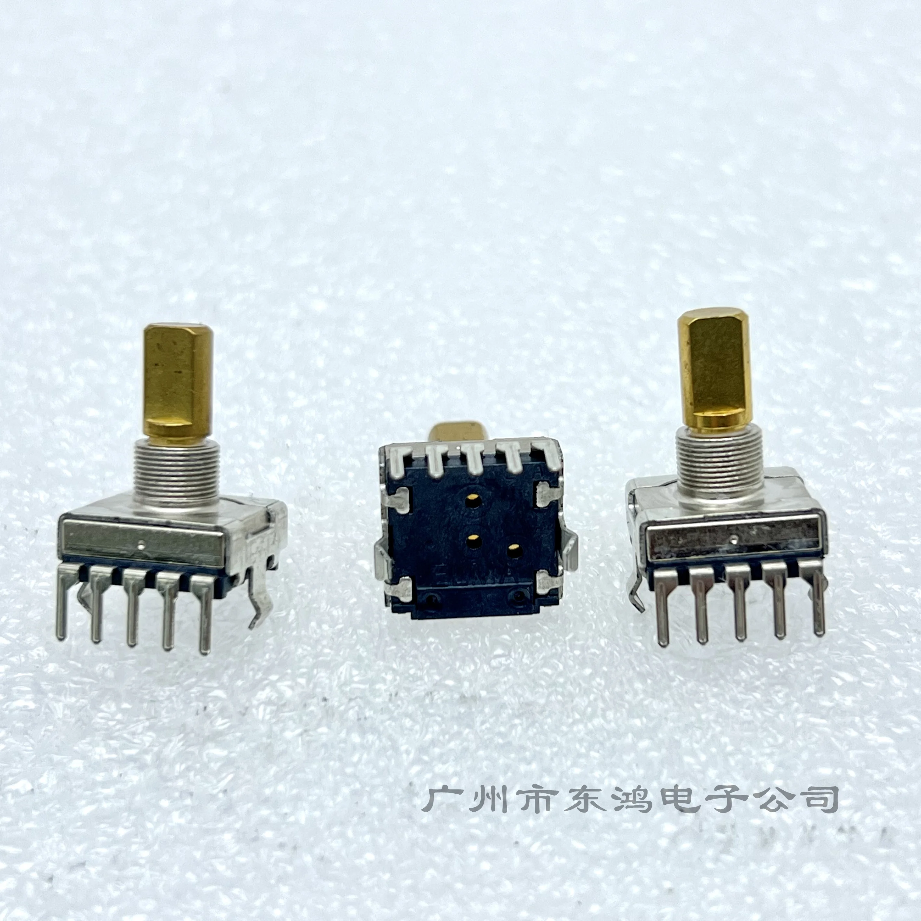 1 PCS German Encoder 5 pin 16 position PCB rotary switch BV18521 with push switch shaft 12