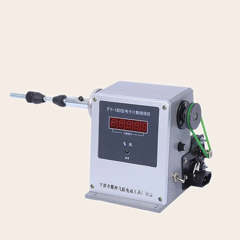 Electric 220V Semi-Automatic Counting Winding Machine Adjustable High-Speed Industrial Winder