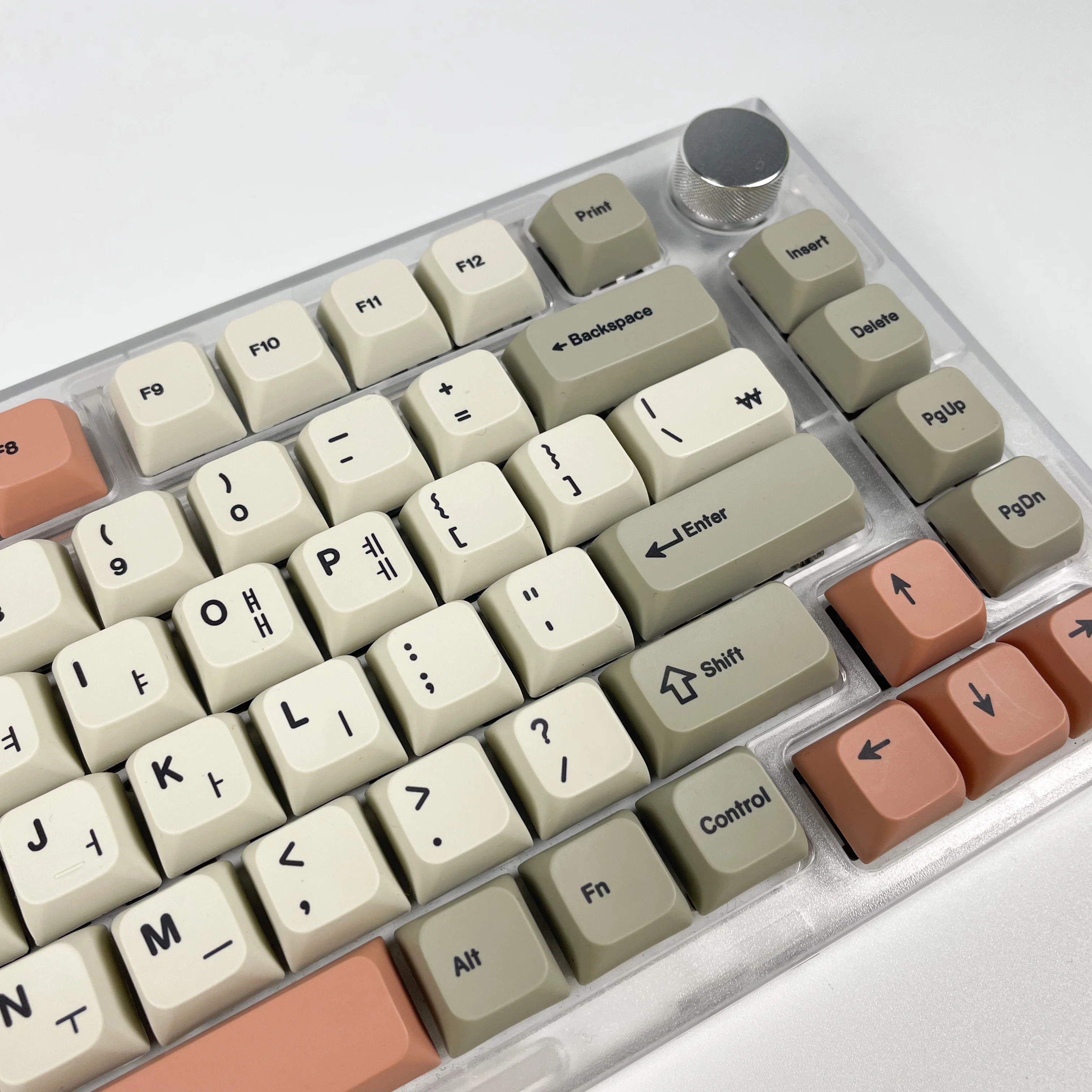 XDA PBT Keycaps kore İngilizce rusça japon 9009 Set boya alt kiraz Mx anahtarı mekanik klavye için tuş 61 75 82 98 anahtar